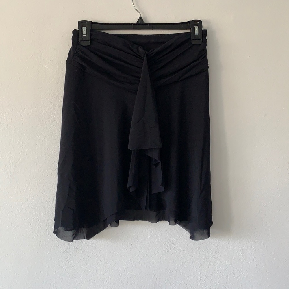 Profile Black Layered Skirt